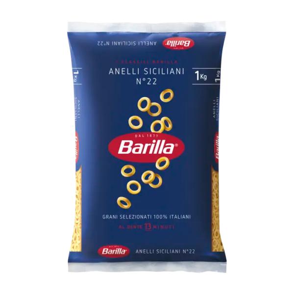 Distributore all’ingrosso Anelli siciliani 1 kg Barilla Gamma Sud