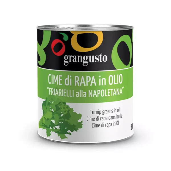 Distributore all’ingrosso Cime di rapa in olio GranGusto