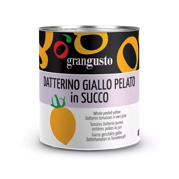 Distributore all’ingrosso Datterino giallo pelato in succo GranGusto