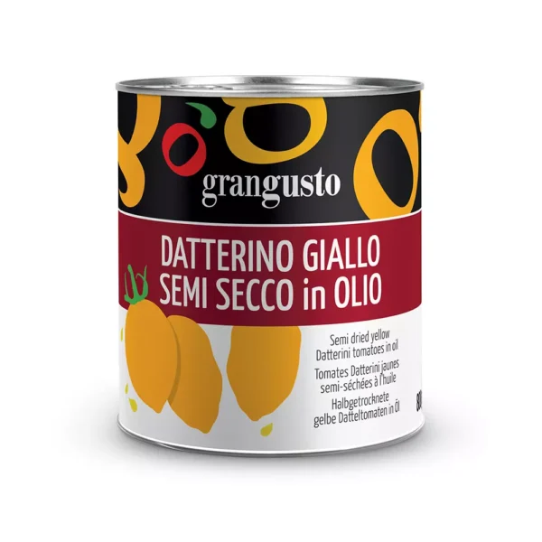 Distributore all’ingrosso Datterino giallo semi secco in olio GranGusto