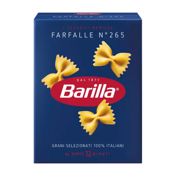 Distributore all’ingrosso Farfalle 265 Barilla