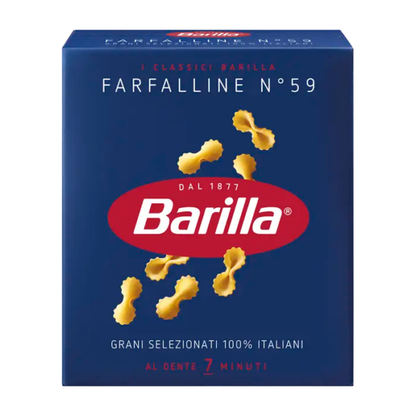 Distributore all’ingrosso Farfalline 59 Barilla