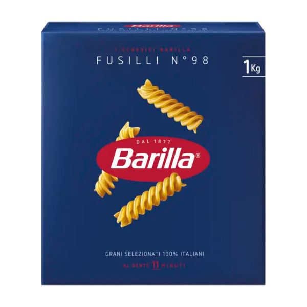 Distributore all’ingrosso Fusilli 1 kg Barilla Gamma Nord