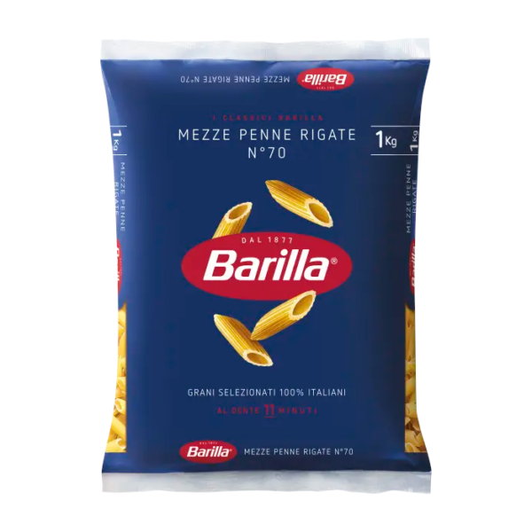 Distributore all’ingrosso Mezze penne rigate 1 kg Barilla Gamma Sud