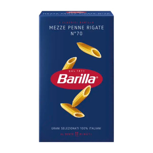 Distributore all’ingrosso Mezze penne rigate 70 Barilla