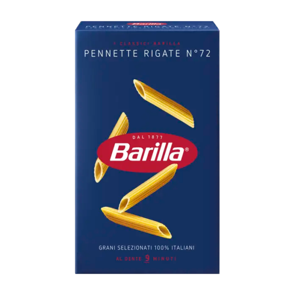 Distributore all’ingrosso Pennette rigate 72 Barilla