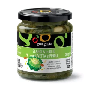 Distributore all’ingrosso Scarola in olio con uvetta e pinoli 280 grammi GranGusto