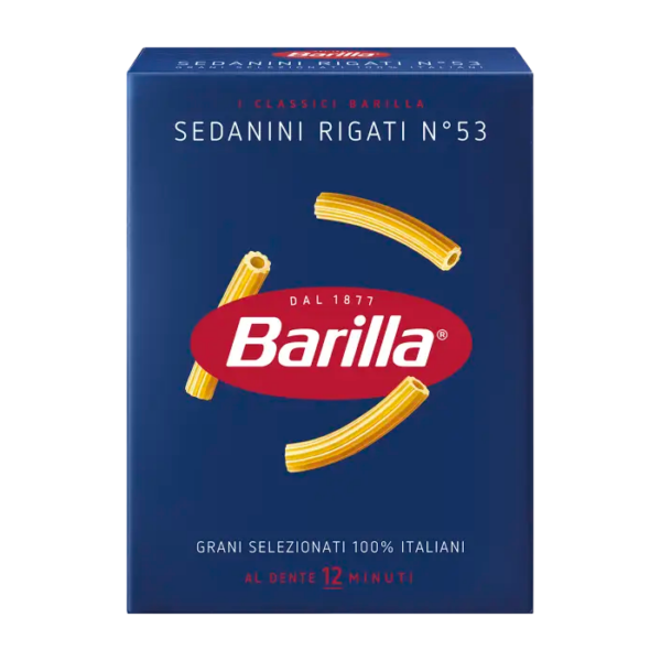 Distributore all’ingrosso Sedanini rigati 53 Barilla