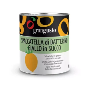 Distributore all’ingrosso Spaccatella di datterino giallo in succo GranGusto