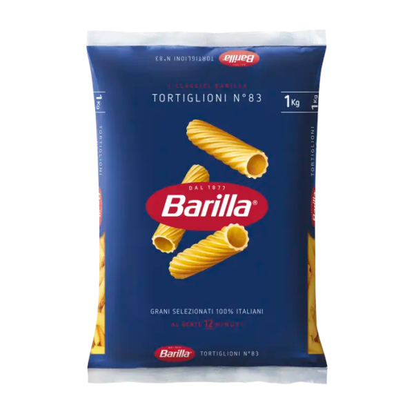 Distributore all’ingrosso Tortiglioni 1 kg Barilla Gamma Sud